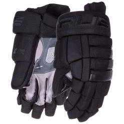 TRUE A Series Black Hockey Gloves - Junior -Hockey Gear World true a series black hockey gloves junior black