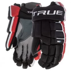 TRUE XC7 Hockey Gloves - Junior -Hockey Gear World true xc7 hockey gloves junior black red