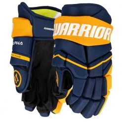 Warrior Alpha LX 30 Hockey Gloves - Junior -Hockey Gear World warrior alpha lx 30 hockey gloves junior navy sport gold