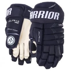 Warrior Alpha Pro Hockey Gloves - Junior 15 Warrior Alpha Pro Hockey Gloves - Junior -Hockey Gear World warrior alpha pro hockey gloves junior navy 1