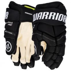 Warrior Alpha Pro Hockey Gloves - Senior -Hockey Gear World warrior alpha pro hockey gloves senior black