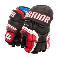 Warrior Covert QR Edge Hockey Gloves - Junior 15 Warrior Covert QR Edge Hockey Gloves - Junior -Hockey Gear World warrior covert qr edge hockey gloves junior black red white