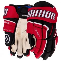 Warrior Covert QR5 20 Hockey Gloves - Junior -Hockey Gear World warrior covert qr5 20 hockey gloves junior black red white