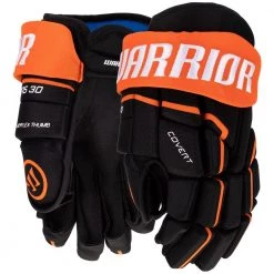 Warrior Covert QR5 30 Hockey Gloves - Senior -Hockey Gear World warrior covert qr5 30 hockey gloves senior black orange