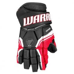 Warrior Covert QRE10 Hockey Gloves - Senior 16 Warrior Covert QRE10 Hockey Gloves - Senior -Hockey Gear World warrior covert qre10 hockey gloves senior black red white