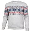 Warrior Holiday Crewneck Sweater - Adult -Hockey Gear World warrior holiday crewneck sweater adult grey
